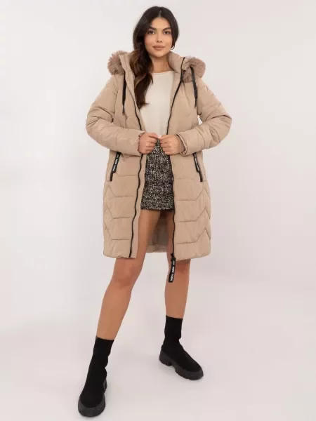 Geacă Fashionhunters bej