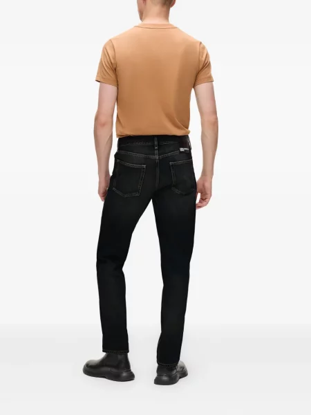 Blugi drepți Karl Lagerfeld Jeans negru