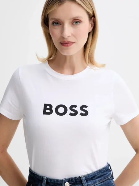 Футболка BOSS Orange BOSS ORANGE фіолетовий