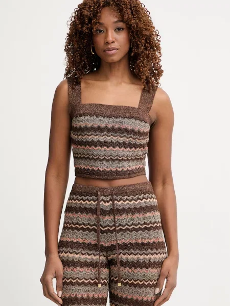 Marciano Guess Top Regular Fit rjava