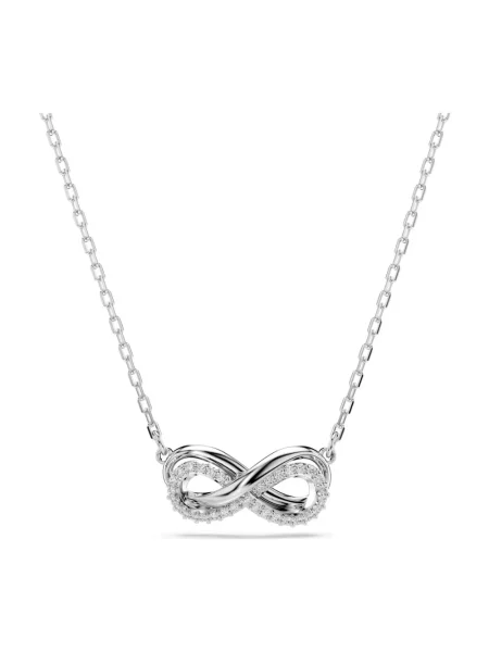 Naszyjnik Swarovski szary