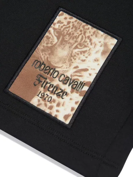 Szorty dziecięce Roberto Cavalli czarne