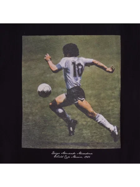 Koszulka dla dorosłych Maradona x COPA Campeonato do Mundo czarny