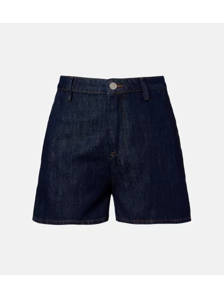 Szorty jeansowe 7 For All Mankind niebieskie