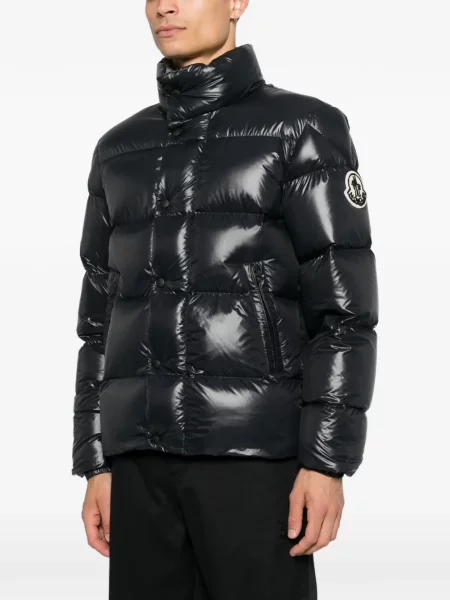Matlasat geacă Moncler negru
