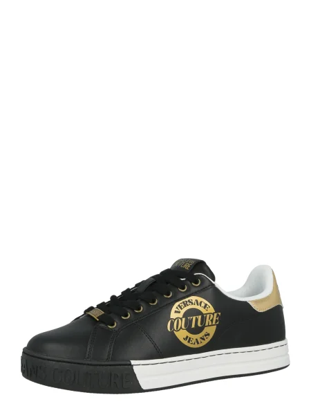 Sneakerși Versace Jeans Couture din piele negru