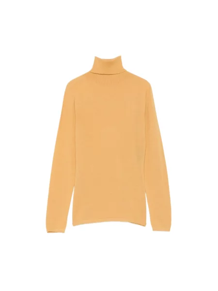 Sweter z golfem D.exterior żółty