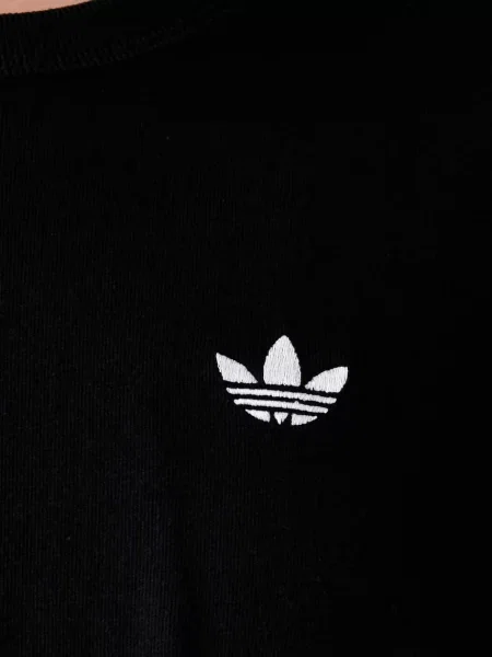 Adidas Originals блуза с дълги ръкави дамска от Essentials черно