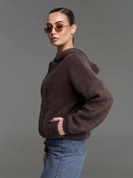 Худи Issa Plus коричневое