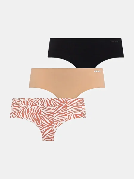 Бикини Dkny 3 чифта кафяво бежово