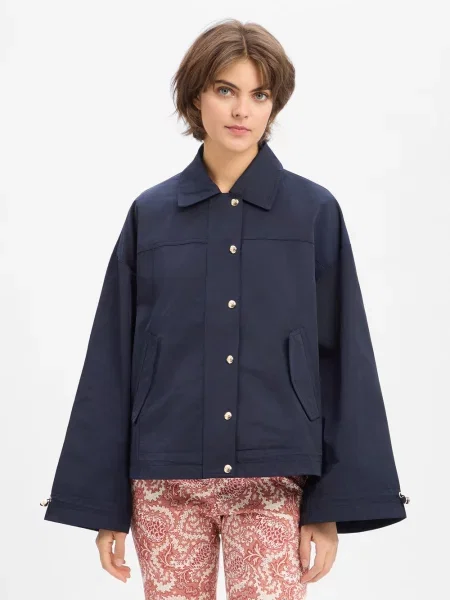 Liu Jo Collection Kurtka Kobiety jednolity S niebieski