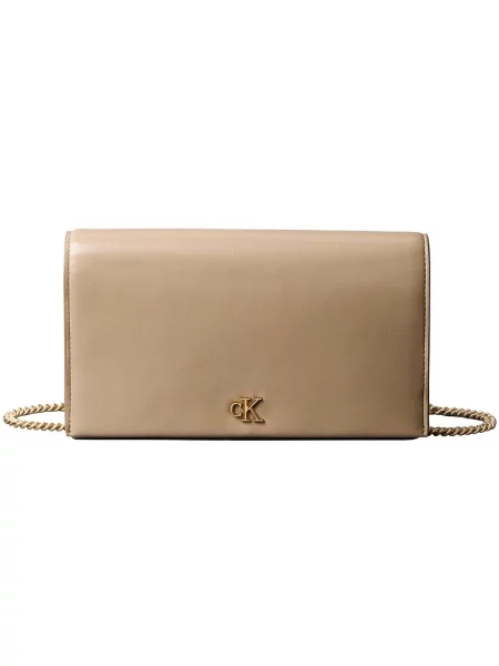 Calvin Klein Geantă Ck Wallet On Chain Bej maro