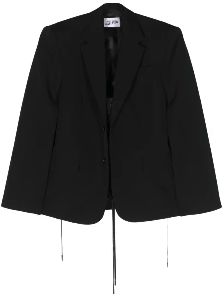 Sacou Jean Paul Gaultier tip corset negru