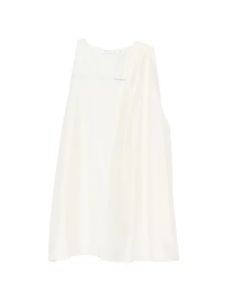 Top Viktoria Chan bez rękawów drapowany