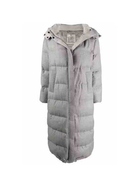 Płaszcz Brunello Cucinelli wełniany szary