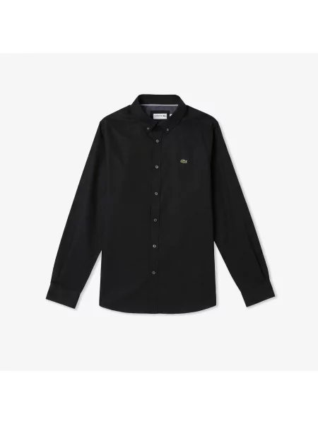 Lacoste Koszula Z Długim Rękawem czarny