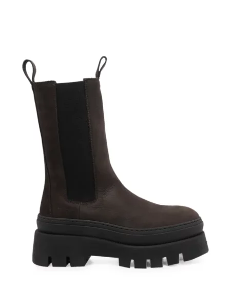 Botine chelsea Copenhagen Studios din piele de căprioară chunky maro