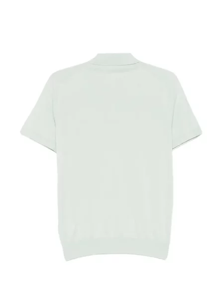 Tricou polo Diktat tricotate verde