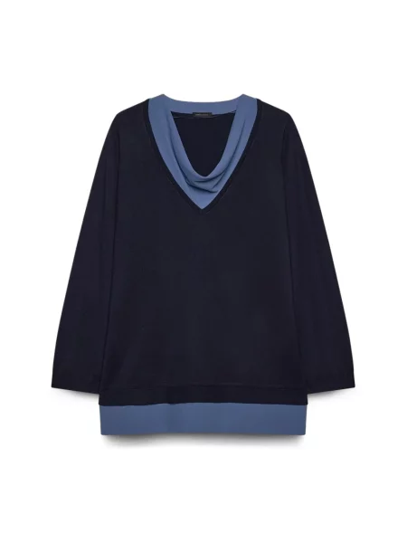 Sweter Fiorella Rubino niebieski