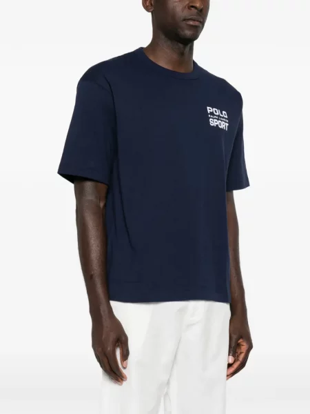 Pólóing Polo Ralph Lauren autogrammal kék