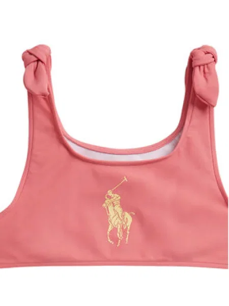 Jednodílné plavky Polo Ralph Lauren růžové