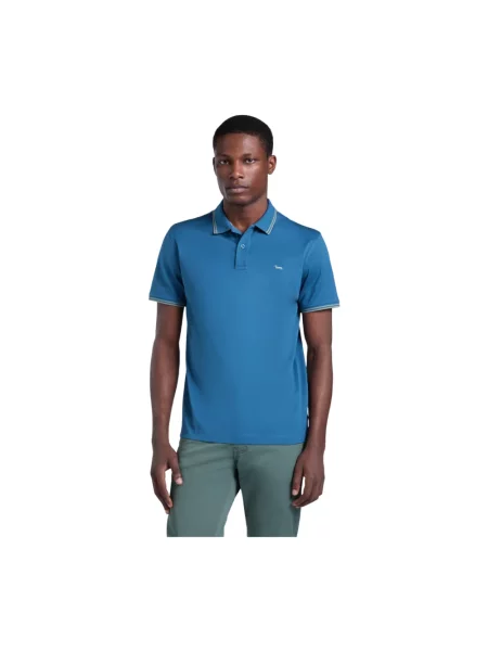 Koszulka polo Harmont & Blaine niebieska