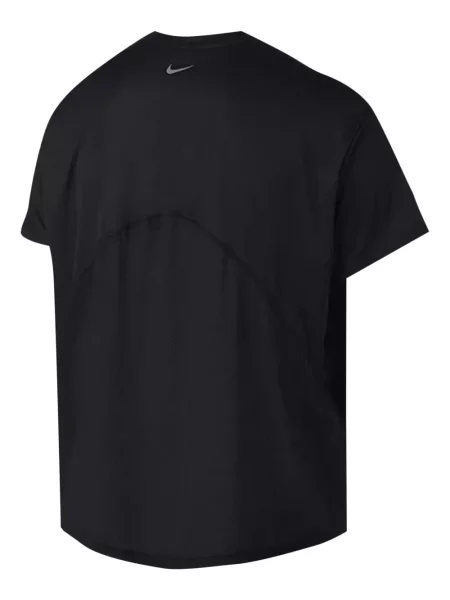 Top Nike cu broderie alergare scurt negru