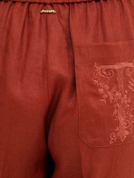 Twinset alsó női vászon narancsszínű