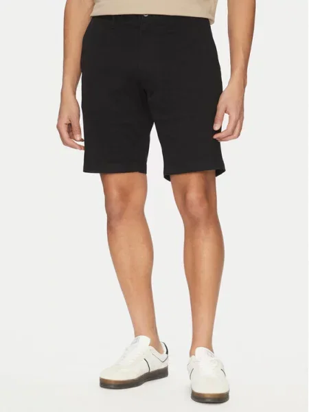 Tommy Hilfiger Šortky z materiálu Harlem černá