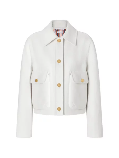 Geacă Thom Browne alb