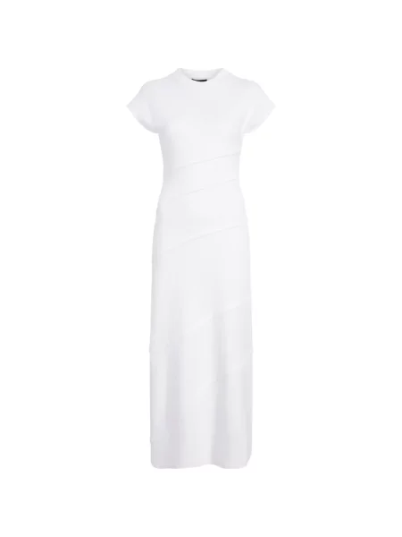 Rochie midi Proenza Schouler din jerseu alb
