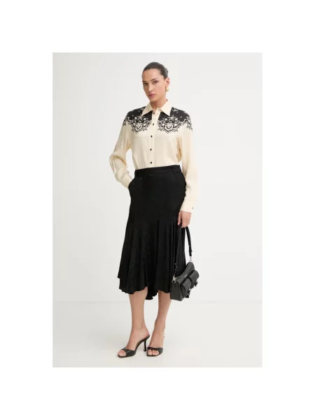 Spódnica midi Pinko czarna