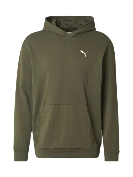 PUMA Športna majica Better siva / jelka / marelica bela