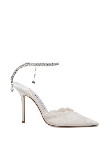 Brăţară Jimmy Choo din dantelă alb