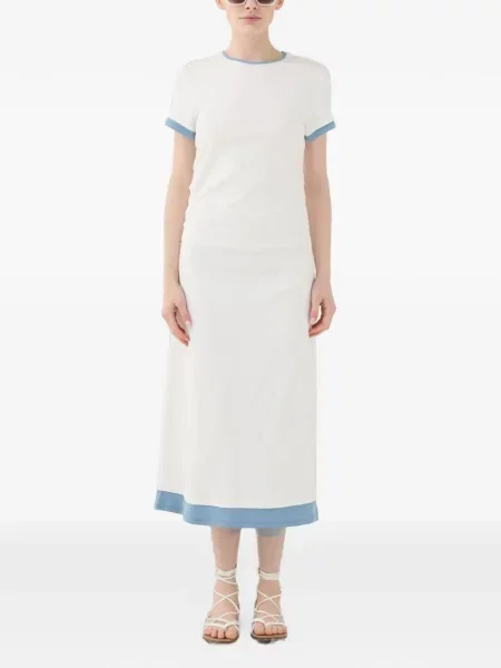 Scurt rochie midi Eleh alb