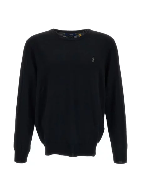 Siuvinėtas megztinis Polo Ralph Lauren juoda
