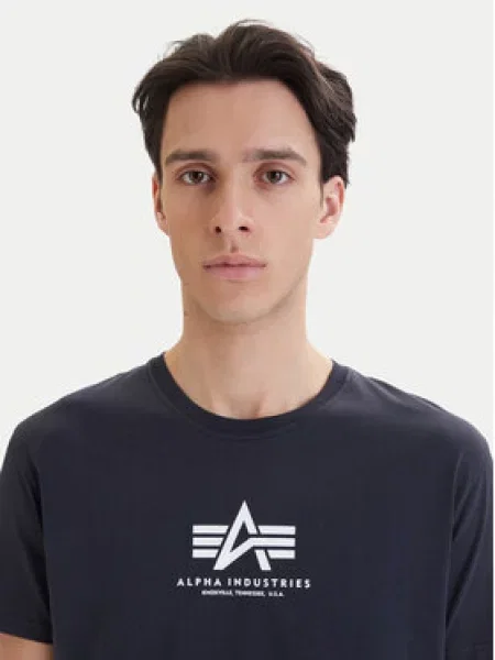 Alpha Industries Majica Basic Mornarsko modra