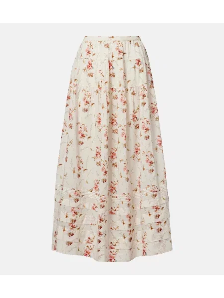 Spódnica maxi Dôen w kwiatki