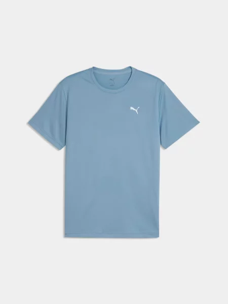 Спортивна футболка PUMA M Run Nitro Graphic Tee комбінований верх синій