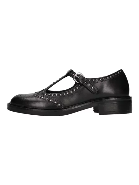 Mokasyny Emanuélle Vee skórzane czarne