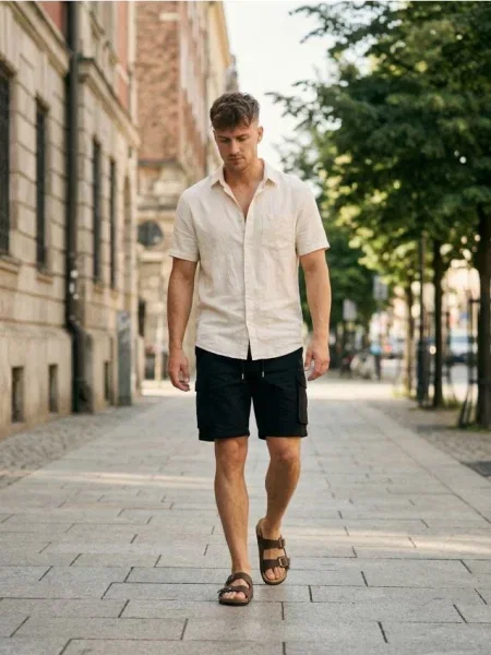 Sinsay Kraťasy cargo černá