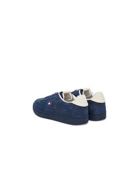 Superge Tommy Jeans Archive Nubuck Court Mornarsko modra