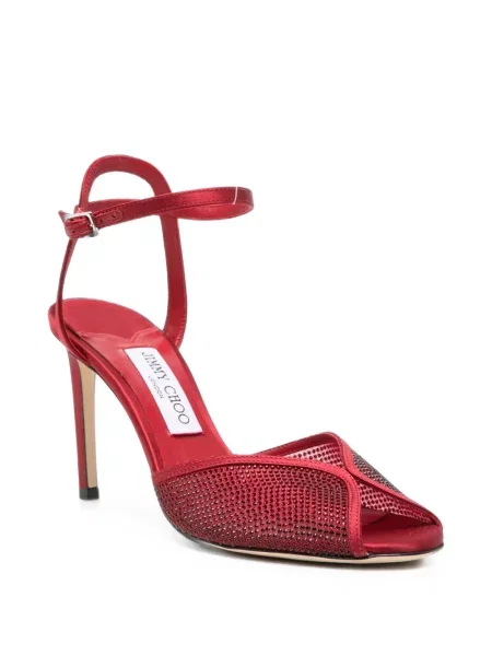 Sandale Jimmy Choo plasă roșu