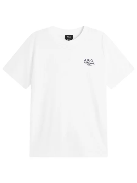 Koszulka A.p.c. z krótkim rękawem biała