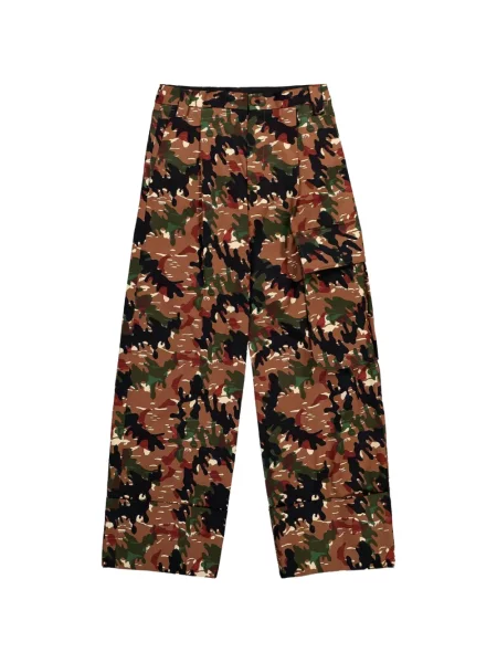 Maskáčové kalhoty Walter Van Beirendonck hnědé