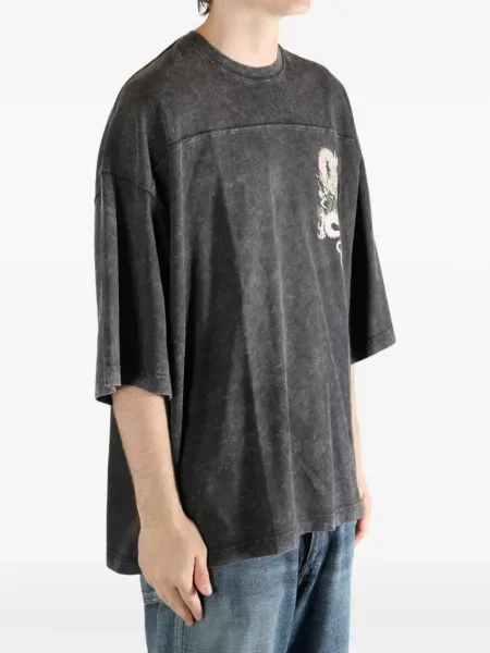 Tricou D-r-g-n cu imagine gri