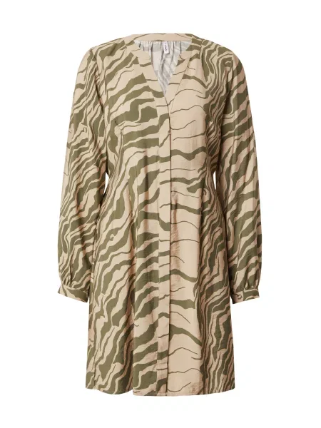 ONLY Rochie tip bluză închis / oliv bej