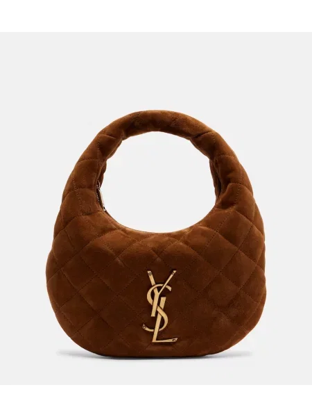 Torbica Saint Laurent iz semiša bež