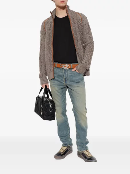 Cardigan Diesel tricotate gri
