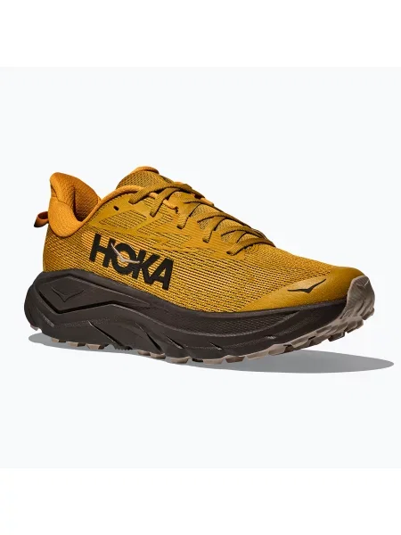 Мъжки обувки за бягане HOKA Challenger 8 mustard seed/black черно